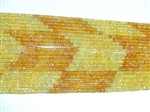 Multi Yellow Suffire Faceted Beads